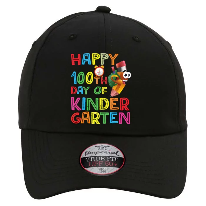 Happy 100 Days Kindergarten School Teacher Student 100th Day The Original Performance Cap