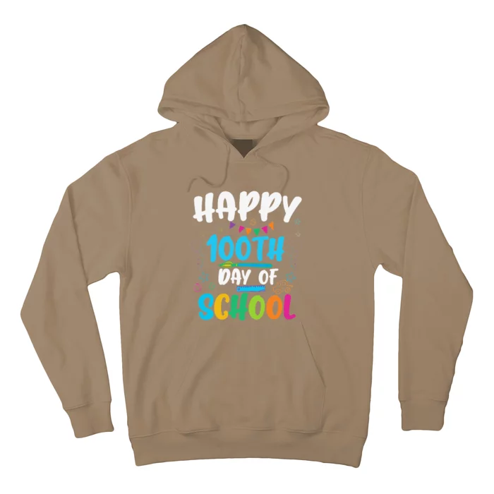 Happy 100th Day Of School For Teacher Or Child Hoodie