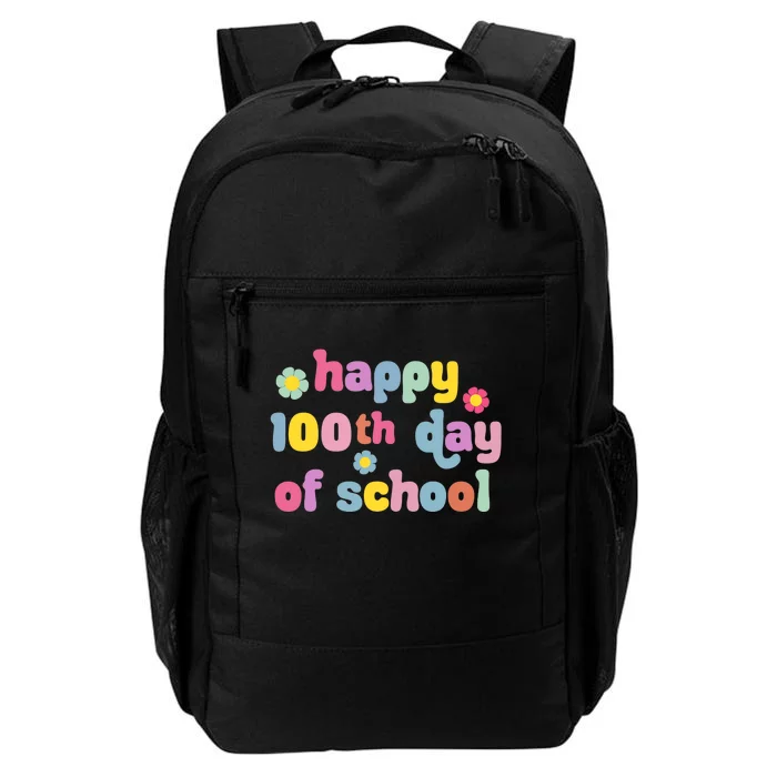 Happy 100th Day Of School Teachers Students Daily Commute Backpack