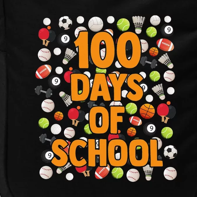 Happy 100 Days Of School PE Teacher Impact Tech Backpack