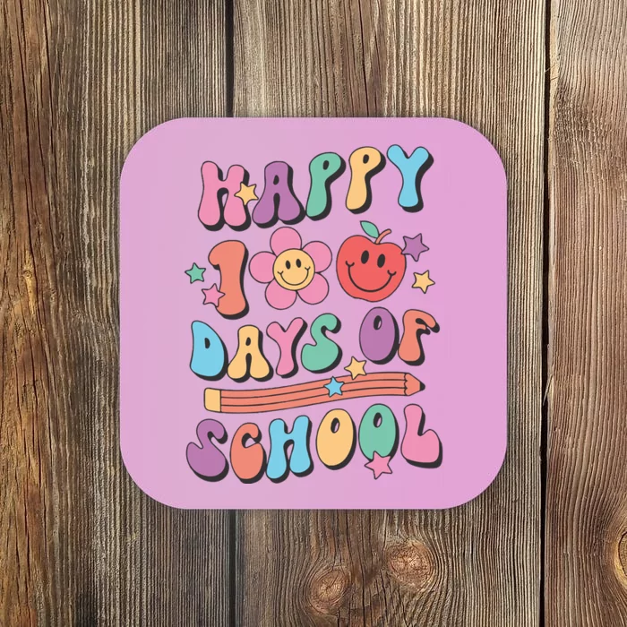 Happy 100 Days Of School Teacher Coaster