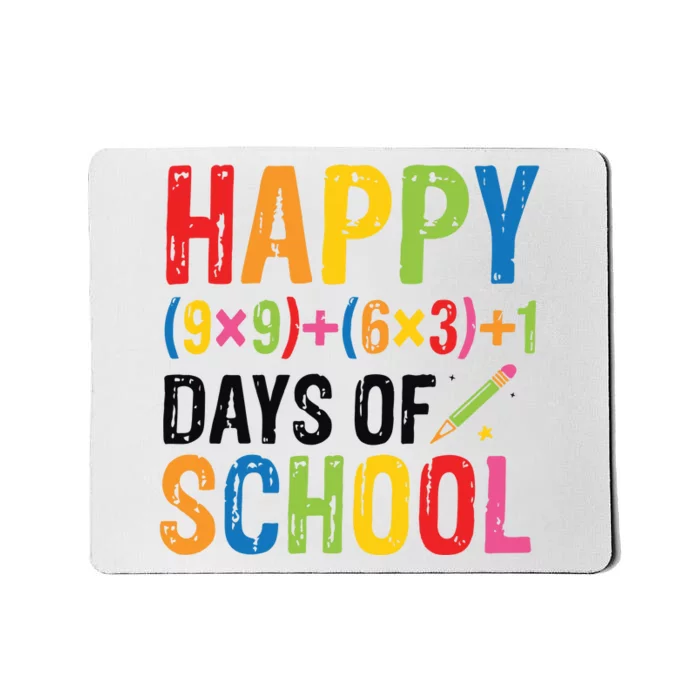 Happy 100 Days Of School 100th Day Teacher Mousepad