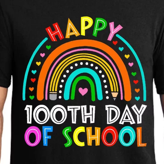 Happy 100th Day Of School Teacher Student Pajama Set