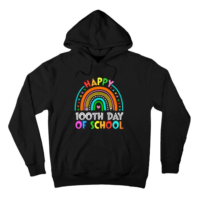 Happy 100th Day Of School Teacher Student Tall Hoodie