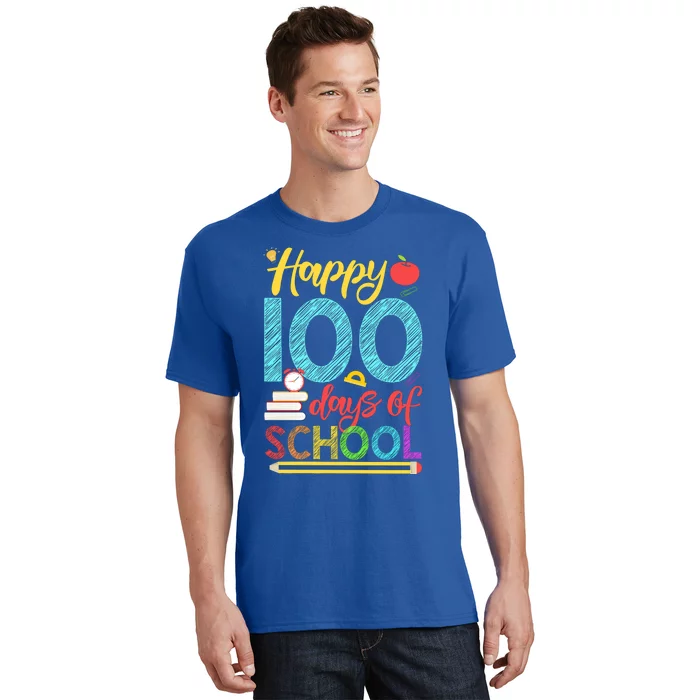 Happy 100 Days Of School For Teacher Or Child T-Shirt