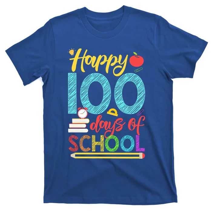 Happy 100 Days Of School For Teacher Or Child T-Shirt