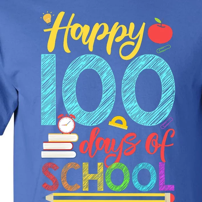 Happy 100 Days Of School For Teacher Or Child Tall T-Shirt