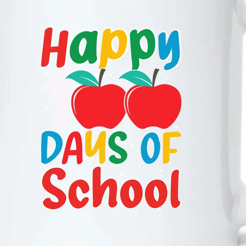 Happy 100th Day of School  for Teacher or Child Black Color Changing Mug