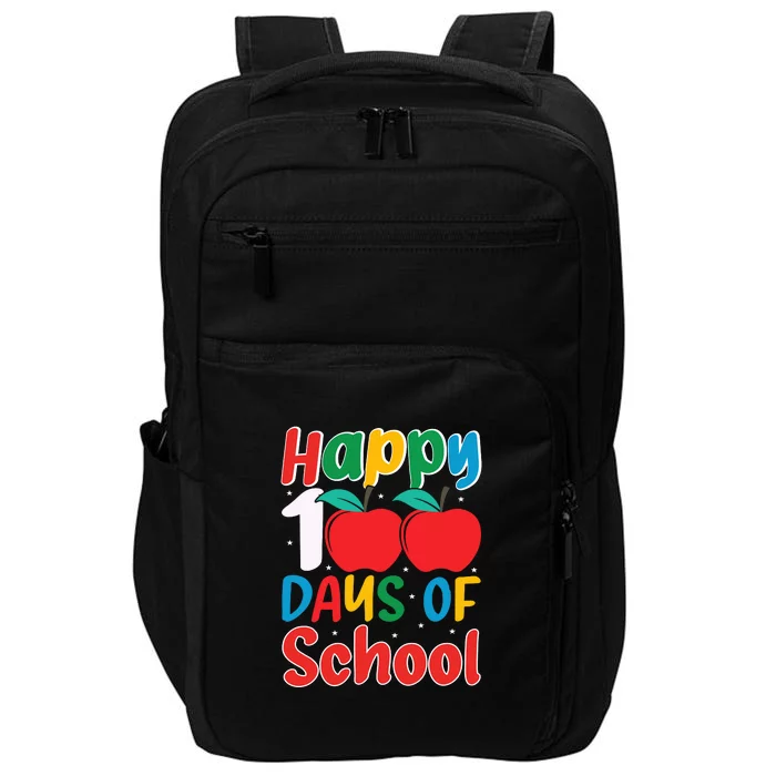 Happy 100th Day of School  for Teacher or Child Impact Tech Backpack