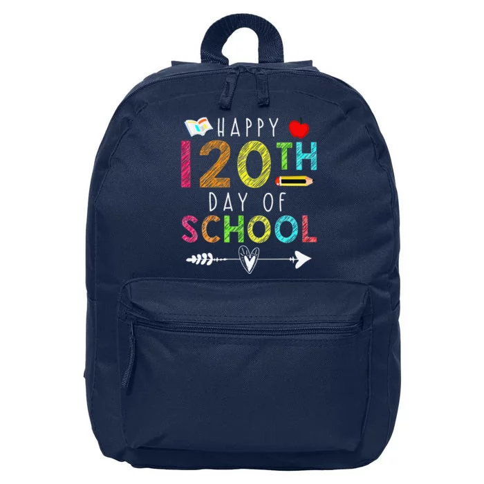 Happy 120th Day Of School Teacher Student Funny 16 in Basic Backpack