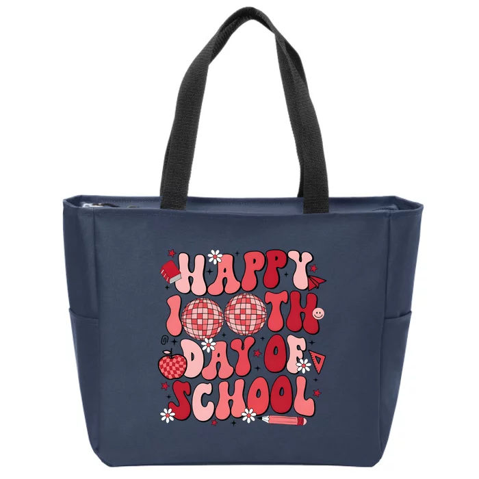 Happy 100th Day Of School In My 100 Days Of School Era Zip Tote Bag