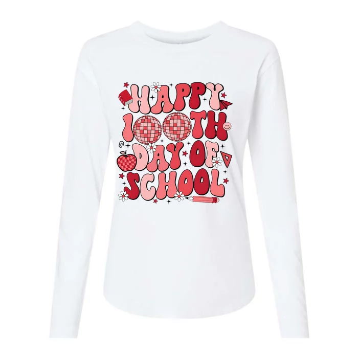 Happy 100th Day Of School In My 100 Days Of School Era Womens Cotton Relaxed Long Sleeve T-Shirt