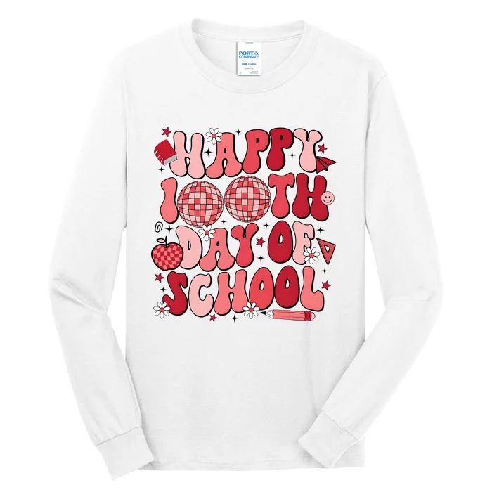 Happy 100th Day Of School In My 100 Days Of School Era Tall Long Sleeve T-Shirt