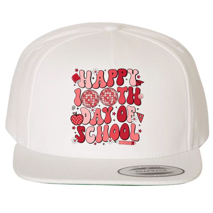 Happy 100th Day Of School In My 100 Days Of School Era Wool Snapback Cap