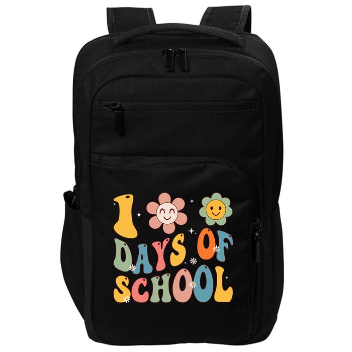 Happy 100th Day Of School Groovy 100 Days Of School Teacher Impact Tech Backpack