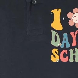 Happy 100th Day Of School Groovy 100 Days Of School Teacher Softstyle Adult Sport Polo