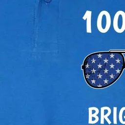 Happy 100th Day Of School 100 Days Brighter Love Sunglasses Gift Softstyle Adult Sport Polo