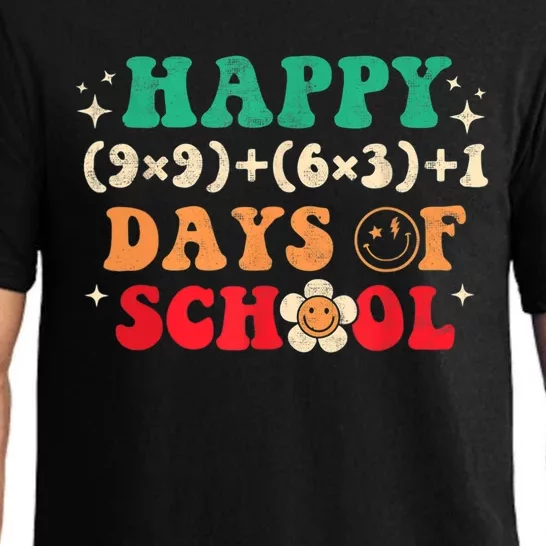 Happy 100 Days Of School 100 Day Smarter Groovy Meaningful Gift Pajama Set