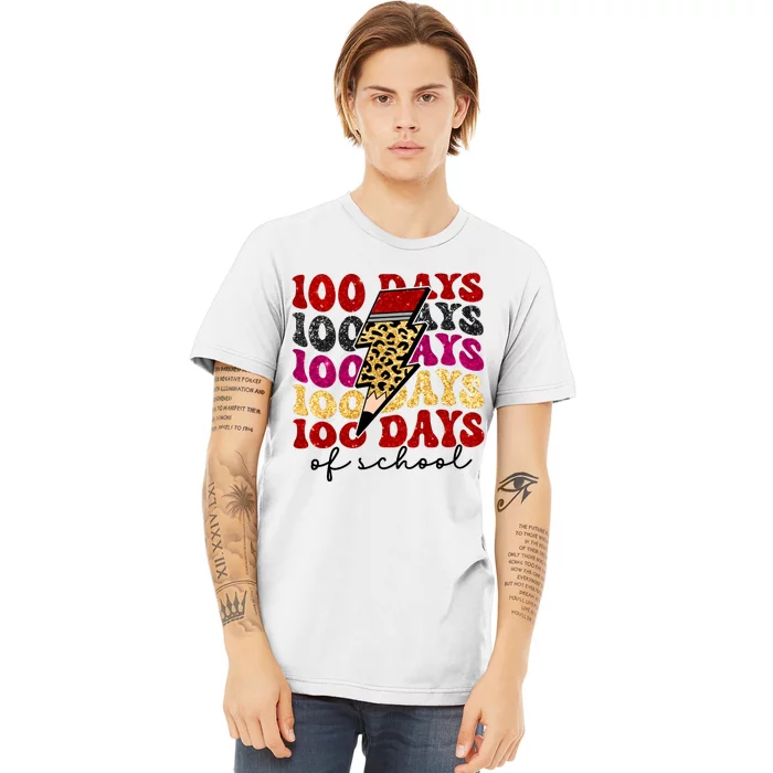 Happy 100 Days Of School Faux Premium T-Shirt