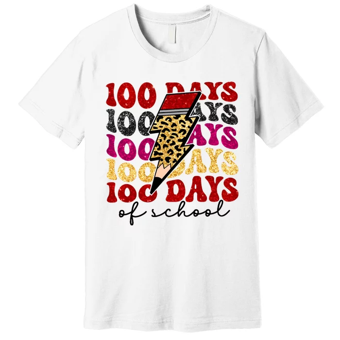 Happy 100 Days Of School Faux Premium T-Shirt