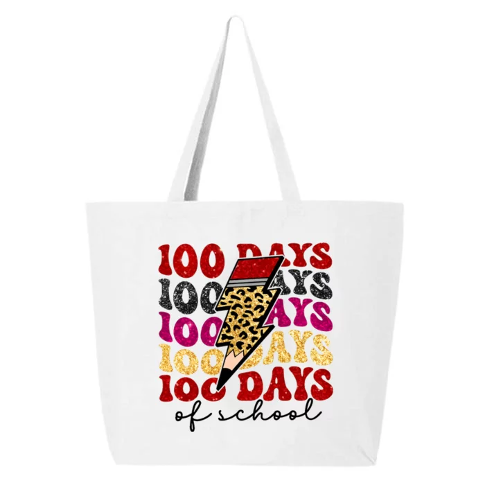 Happy 100 Days Of School Faux 25L Jumbo Tote