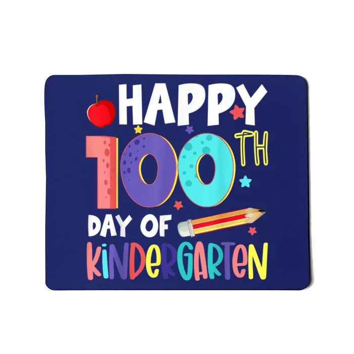 Happy 100th Day Of Kindergarten 100 Days Of School Mousepad