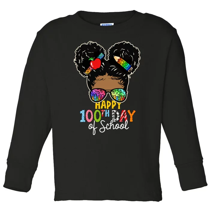 Happy 100th Day Toddler Long Sleeve Shirt