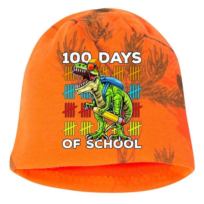 Happy 100th Day Of School Teachers 100 Days Kati - Camo Knit Beanie