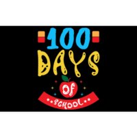 Happy 100th Day Of School For Teacher Or Child Bumper Sticker