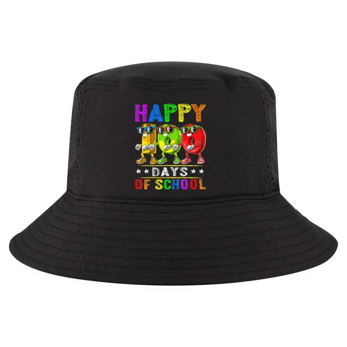 Happy 100 Days of School Flossing 100th Day School Cool Comfort Performance Bucket Hat