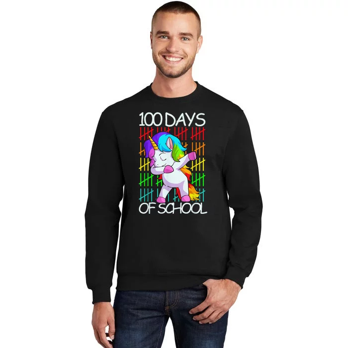 Happy 100 Days Of School Shirt Girls Unicorn Lover Sweatshirt