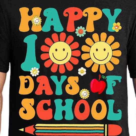 Happy 100th Day Of School Teacher Student 100 Days Pajama Set