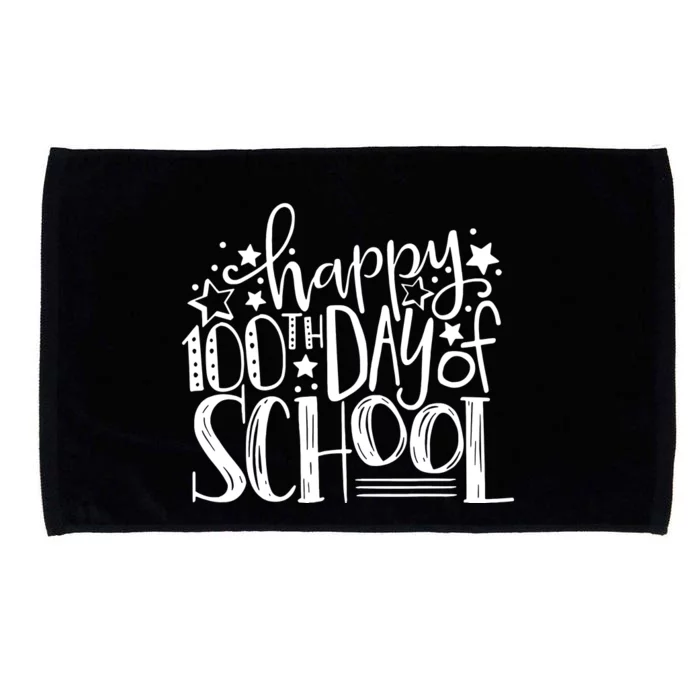 Happy 100th Day Of School Microfiber Hand Towel