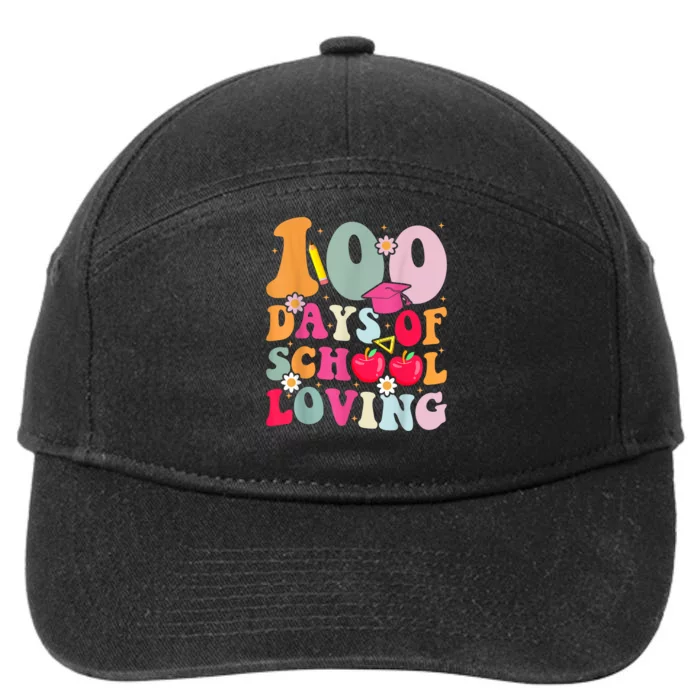 Happy 100th Day Of School 2024 Dress Up 7-Panel Snapback Hat