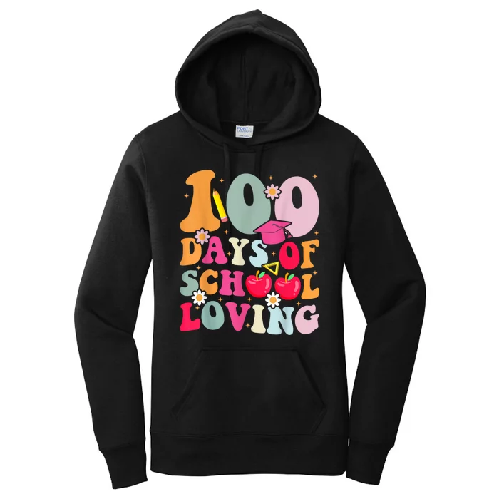 Happy 100th Day Of School 2024 Dress Up Women's Pullover Hoodie