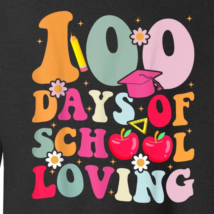 Happy 100th Day Of School 2024 Dress Up Toddler Sweatshirt