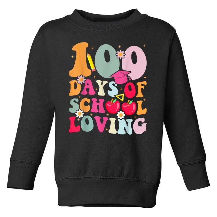 Happy 100th Day Of School 2024 Dress Up Toddler Sweatshirt