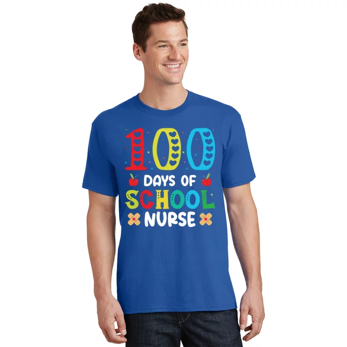 Happy 100 Days Of School Nurse Meaningful Gift T-Shirt