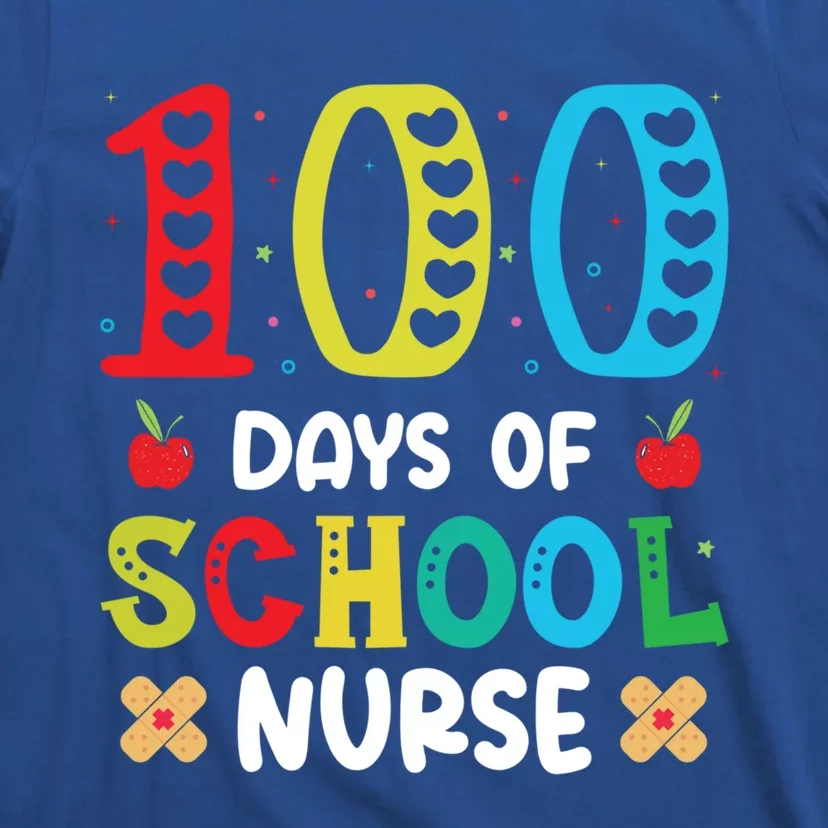 Happy 100 Days Of School Nurse Meaningful Gift T-Shirt