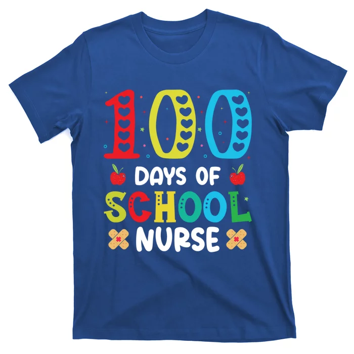 Happy 100 Days Of School Nurse Meaningful Gift T-Shirt