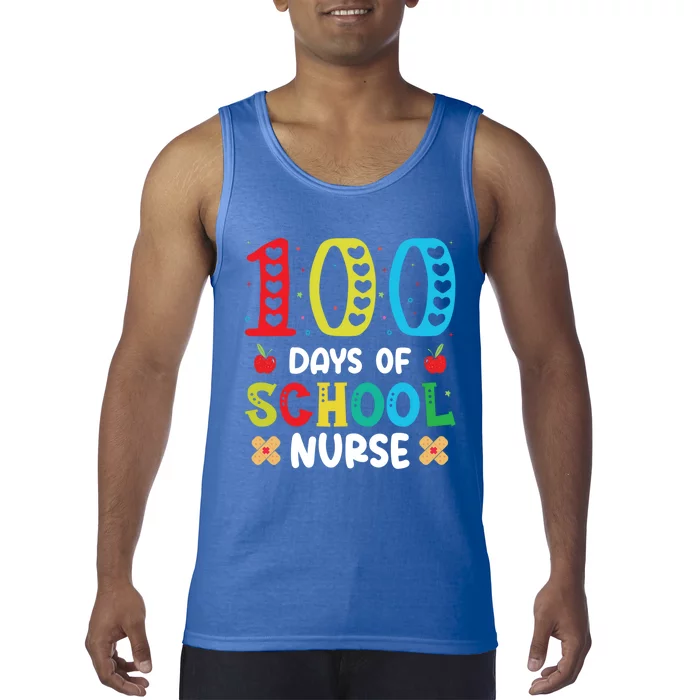 Happy 100 Days Of School Nurse Meaningful Gift Tank Top