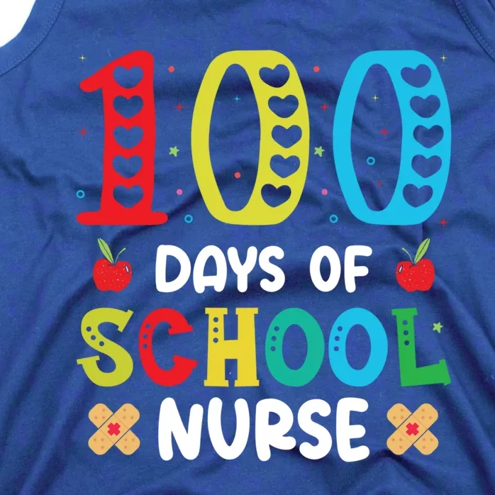 Happy 100 Days Of School Nurse Meaningful Gift Tank Top