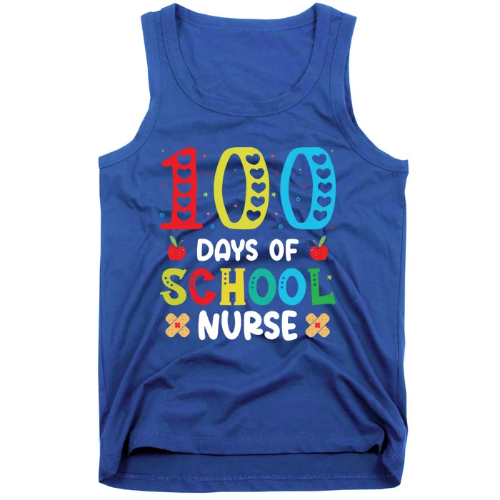 Happy 100 Days Of School Nurse Meaningful Gift Tank Top