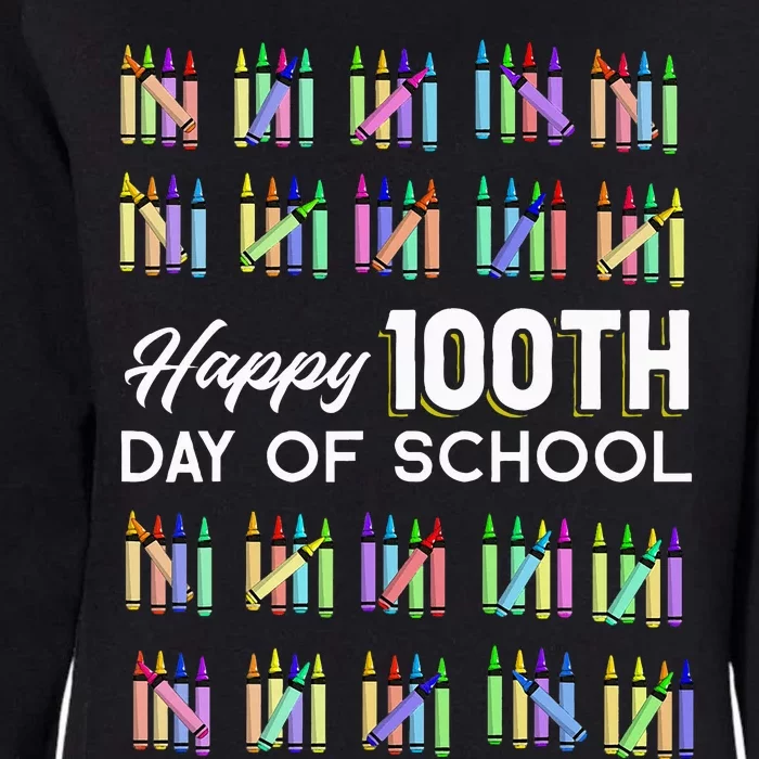 Happy 100th Day Of School Student Gift 100 Days Of School Womens California Wash Sweatshirt