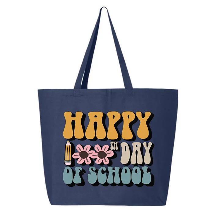 Happy 100th Day Of School Teachers Students Gifts 25L Jumbo Tote