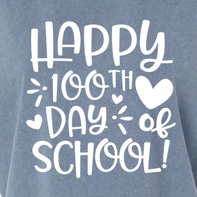 Happy 100th Day Of School Teacher Student 100 Days Brighter Gift Garment-Dyed Women's Muscle Tee