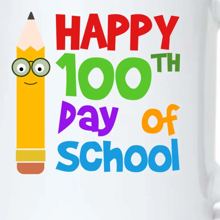 Happy 100th Day Of School Cute Black Color Changing Mug