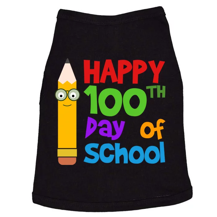 Happy 100th Day Of School Cute Doggie Tank