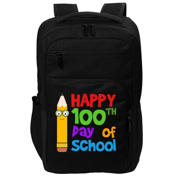 Happy 100th Day Of School Cute Impact Tech Backpack