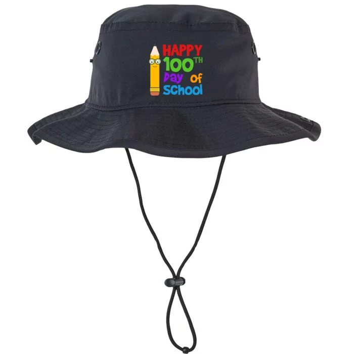 Happy 100th Day Of School Cute Legacy Cool Fit Booney Bucket Hat